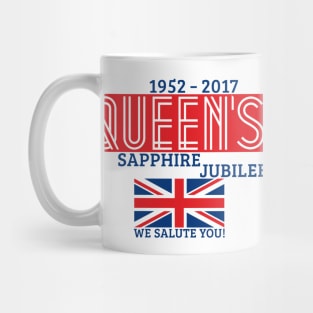 Queen's Sapphire Jubilee Mug